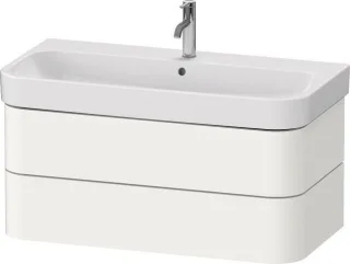 Duravit Happy D.2 Plus Waschtischunterbau wandhängend Weiß Supermatt 975x490x415 mm - HP438808484000 HP4388084840000