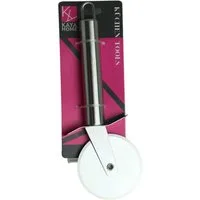 Kaya Home Pizzaschneider, aus hochwertigem Edelstahl, ergonomisch & langlebig - 19,5 cm