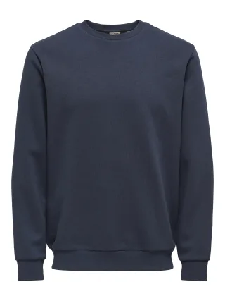 ONLY&SONS - ONSCERES CREW NECK NOOS Blue Nights - Gr. - S