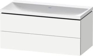 Duravit L-Cube c-shaped Set wandhängend Weiß Matt 1000x480x480 mm - LC6952N18180000 LC6952N18180000