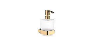 emco loft Seifenspender Glasteil satiniert, Kunststoffpumpe, gold, 052100701 052100701