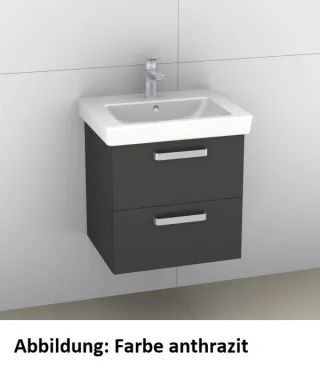 Artiqua 414 Waschtischunterschrank für Subway 2.0 7113F5, 7113F7 Oxid Dunkelgrau quer, 414-WU2L-V61- 414-WU2L-V61-7184-723