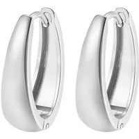 Hey Happiness Paar Creolen Kuppel, Chunky Edelstahl Ohrringe Damen, Moderne Dome Creolen in 3 Größen, Statement Ohrringe für Alltag