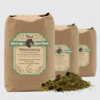 Hand aufs Pferd/Hund Abwehr Kräuter für Pferde – Ritterrüstung 1kg