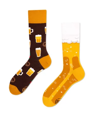 many mornings - Socken CRAFT BEER gelb/braun - Gr. - 46