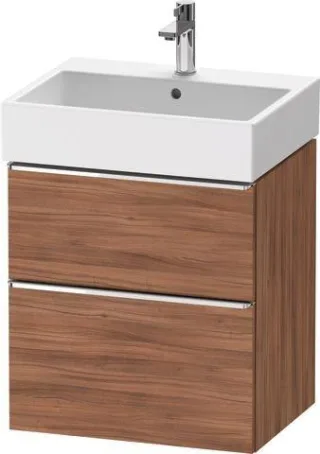 Duravit D-Neo Waschtischunterbau wandhängend Nussbaum Matt 584x442x625 mm - DE4371010790000 DE4371010790000