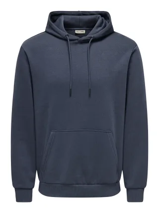 ONLY&SONS - ONSCERES HOODIE SWEAT NOOS Blue Nights - Gr. - S