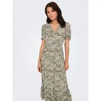 ONLY Maxikleid ONLCHIANTI S/S LONG DRESS WVN NOOS Viskose, regular fit