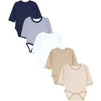 TupTam Langarmbody Baby Langarmbodys, bedruckt Unisex 5er-Pack