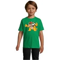 Blondie & Brownie T-Shirt Kinder Bowser Mario Yoshi Luigi Game Gamer Konsole Retro