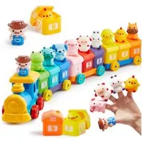 Play-Act Play-Act Montessori Baby Spielzeug ab 1 2 3 Jahr Spielbausteine