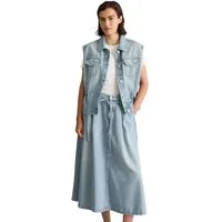 Marc O'Polo DENIM Jeansweste mit Taillen-Tunnelzug