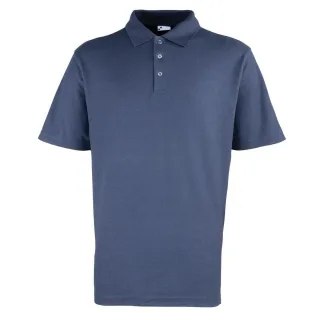 Premier - Poloshirt Nietenfront für Herren (Marineblau)