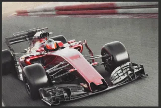 Fussmatte Formel 1 6114 | Größe: 60 cm x 45 cm