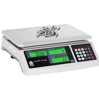 Steinberg Systems Präzisionswaage Zählwaage 30 kg / 1 g Inventurwaage Referenzwaage Stückzählwaage 3 LCD