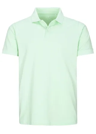 COMMANDER Finest Clothing - (S)-NOS 2-Knopf Poloshirt 1/2 pale mint - Gr. - L