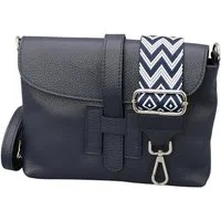 Adel Bags Schultertasche Helen Umhängetasche aus echtem Leder mit 2 verstellbaren Riemen