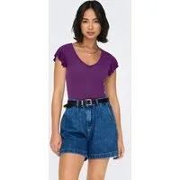 ONLY V-Shirt ONLBELIA – V-Ausschnitt für femininen Sommerkomfort Viskosemischung, regular fit, Rundhals