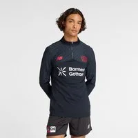 New Balance Trainingsshirt BAYER 04 LEVERKUSEN MIDLAYER Langarm-Schnitt, schnell trocknend, atmungsaktiv
