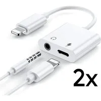 TradeNation Apple IPhone Lightning Audio Adapter Splitter Klinke Aux Kopfhörer Smartphone-Adapter Lightning zu 3,5-mm-Klinke, Lightning, Lightning Adapter
