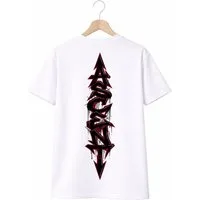 Banco T-Shirt Herren Ascent Shirt Print (Einzelartikel) Vertikaler, kunstvoller Graffiti-Print auf der Rückseite