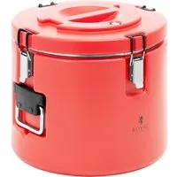 Royal Catering Thermobehälter 15 L Thermobox Thermoport Warmhaltebehälter Speisen Getränke Gastro, Edelstahl, Kunststoff, verschiedene Größen