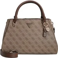 Guess Handtasche Noelle II - Henkeltasche 31.5 cm (latte logo/brown)