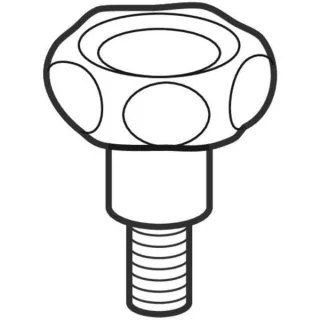 Geberit Drehgriff für Abstützprisma 242464001