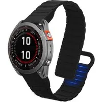 kwmobile Ersatzarmband für Garmin Fenix 8 47mm / Fenix E 47mm / Fenix 7 / 7 Pro Smartwatch, 1-tlg., Fitnesstracker Silikon Band mit Magnetverschluss
