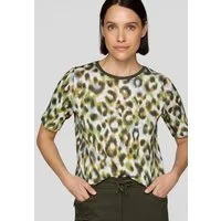 Rabe Kurzarmshirt im Leo-Look
