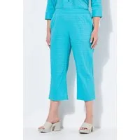 Ulla Popken 7/8-Hose 7/8-Hose Ruby geformtes Knie gerades Bein