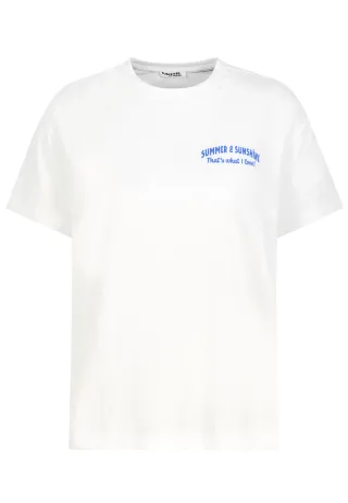 Authentic Style - RE9CIFQtU2hpcnQgUHJpbnQg white - Gr. - XS
