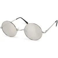 styleBREAKER Sonnenbrille Retro Sonnenbrille Klein Rund mit Federscharnier (1-St)