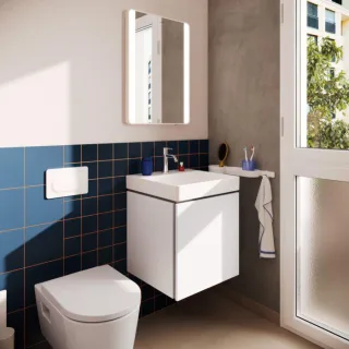 hansgrohe Xilesa E Waschtischunterschrank 54249700 480x470mm, 1 Schubkasten, mattweiß