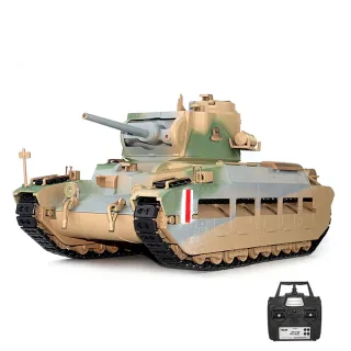 Tongde Model E2410 E2410U E2410UC Matilda Mk. III/IV RTR 1/16 2.4G RC Battle Tank Smoke Sound Shooting LED Light Simulat