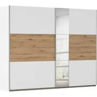 OTTO home Kleiderschrank Mehrzweckschrank Aktenschrank Möbel Mietswohnung TOPSELLER ASTANA (3 Ausstattungen BASIC/CLASSIC/PREMIUM (inkl. SOFT-CLOSE-FUNKTION) mit 3 Spiegelelementen, Metallgriffleisten alufarbig MADE IN GERMANY