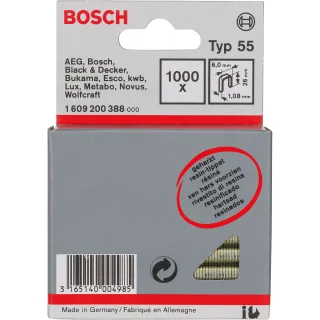 Bosch Schmalrückenklammer Typ 55, geharzt, 6 x 1,08 - 1609200388