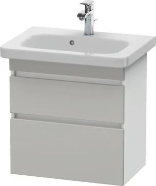 Duravit DuraStyle Waschtischunterbau wandhängend Betongrau & Weiß Matt 580x368x610 mm - DS647900718 DS647900718