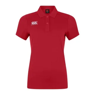 Canterbury - Poloshirt für Mädchen, Regulär, kurzärmlig (Rot)