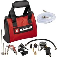 Einhell Druckluftwerkzeug Kompressoren-Zubehör15-tlg. Druckluftset, Ausblaspistole,Reifenfüller