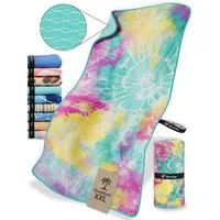 NirvanaShape Strandtuch Strandtuch XXL - Strandhandtuch, Mikrofaser Badetuch, Handtuch