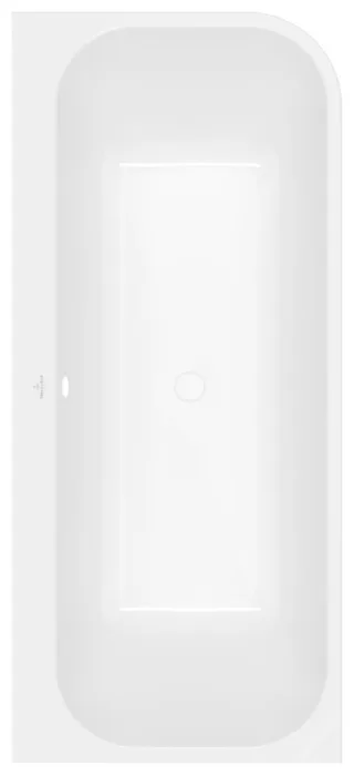 Villeroy & Boch Vorwandbadewanne Architectura 1800x800x575mm VWBW linke Ausführung Weiss Alpin A180ARE9CL00V01