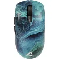 SKILLER SGM25W Ocean , Gaming-Maus türkis/blau