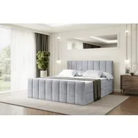 ALTDECOR Boxbett OTTA-Z (Multipocket-Matratze H4, H3 Matratze Bonellfederung, Topper, Kopfteil), Doppelbett mit Fußteil