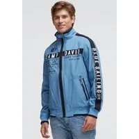CAMP DAVID Outdoorjacke mit Stehkragen & Reißverschlusstaschen