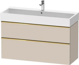 Duravit D-Neo Waschtischunterbau wandhängend Taupe Matt 1184x442x625 mm - DE4375034910000 DE4375034910000