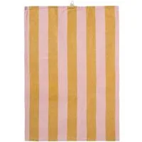 Ib Laursen Geschirrtuch Ib Laursen Geschirrtuch Linus Mustard gestreift breit (50x70cm)