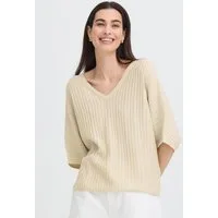 b.young Strickpullover Kurzarm-Bluse BYMOBBE