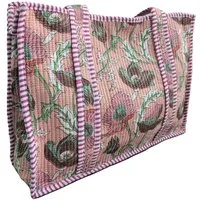 Aurelie Strandtasche Sommertasche, Innentasche mit Reisverschluss