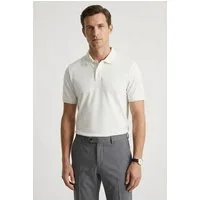 FYNCH-HATTON Poloshirt regular fit Passform, 2-Knopf-Kragen, aus reiner Baumwolle